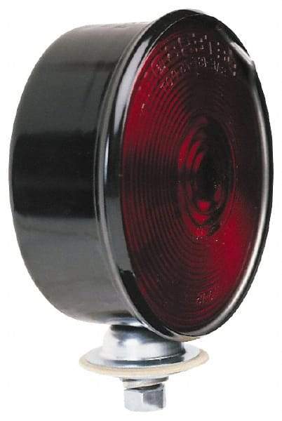 Peterson - 4-1/4" Diam, Red Lens & Reflector - Plastic - Caliber Tooling