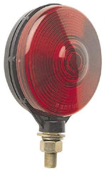 Peterson - 4-1/8" Diam, Red/Amber Lens & Reflector - Plastic, 12 Volt - Caliber Tooling