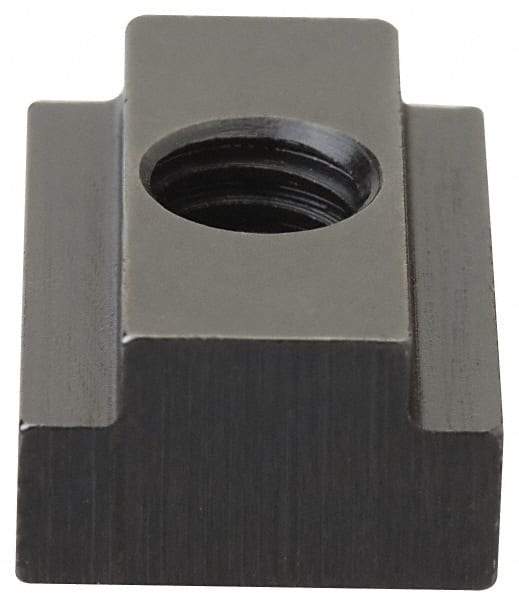 Gibraltar - 7/8-9 Blind Tapped T Slot Nut - 1-1/16" Slot Width, 1-5/8 x 11/16" Base Width x Height, 2 x 1-1/8" OAL x Height - Caliber Tooling