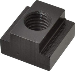 TE-CO - 5/8-11 Blind Tapped T Slot Nut - 3/4" Slot Width, 1-1/4 x 15/32" Base Width x Height, 1-1/4 x 3/4" OAL x Height - Caliber Tooling