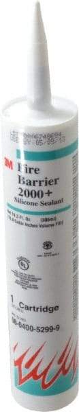 3M - 10.3 oz Cartridge Gray RTV Silicone Joint Sealant - -40 to 302°F Operating Temp, 90 min Tack Free Dry Time, Series 2000 - Caliber Tooling