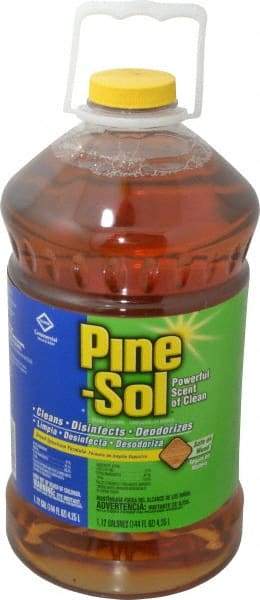 Pine-Sol - 144 oz Bottle All-Purpose Cleaner - Liquid, Disinfectant, Pine - Caliber Tooling