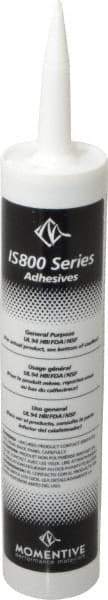 Momentive Performance Materials - 10.1 oz Tube Black RTV Silicone Joint Sealant - -50 to 200°C Operating Temp, 25 min Tack Free Dry Time, 24 hr Full Cure Time, Series IS800 - Caliber Tooling