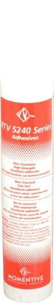 Momentive Performance Materials - 10.1 oz Cartridge Black RTV Silicone Joint Sealant - 400°F Max Operating Temp, 45 min Tack Free Dry Time, 6 hr Full Cure Time, Series RTV5240 - Caliber Tooling