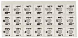 Tempil - 149°C Temp Indicating Label - 1 Rating - Caliber Tooling