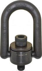 American Drill Bushing - 10,000 Lbs. Load Capacity, 5.1 Inch Wide x 7.37 Inch High x 3.2 Inch Opening, Extra Duty Center Pull Hoist Ring - Exact Industrial Supply