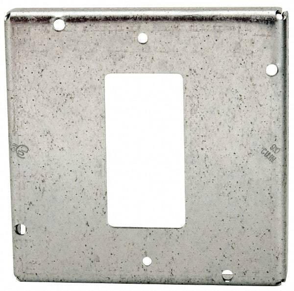 Cooper Crouse-Hinds - Electrical Outlet Box Steel Square Surface Cover - Caliber Tooling