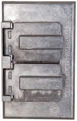 Cooper Crouse-Hinds - Electrical Outlet Box Aluminum Weatherproof Cover - Includes Gasket - Caliber Tooling