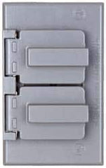 Cooper Crouse-Hinds - Electrical Outlet Box Aluminum Weatherproof Cover - Includes Gasket - Caliber Tooling