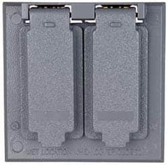 Cooper Crouse-Hinds - Electrical Outlet Box Aluminum Weatherproof Cover - Includes Gasket - Caliber Tooling