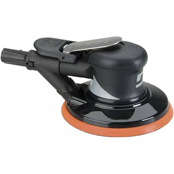 Dynabrade - 18 CFM Air Consumption, Random Air Orbital Sander - Round Pad, - Caliber Tooling