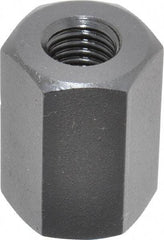 TE-CO - M12x1.75 Metric Coarse, 32mm OAL Steel Standard Coupling Nut - Black Oxide Coated, 22mm Width Across Flats - Caliber Tooling