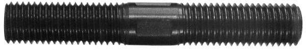 Gibraltar - 7/16-14 5" OAL Equal Double Threaded Stud - Alloy Steel, Black Oxide Finish, 1-3/8" Equal Thread Length - Caliber Tooling