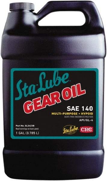 CRC - 1 Gal Bottle, Mineral Gear Oil - 27.5 St Viscosity at 100°C, ISO 460 - Caliber Tooling