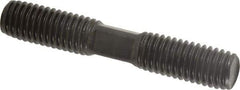 Value Collection - 7/8-9 5" OAL Fully Threaded Stud - Steel, Uncoated, 5" Long Thread Length - Caliber Tooling