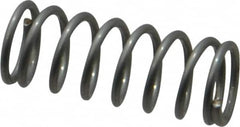 Compression Spring: 15/32″ OD 0.047″ Wire Dia, 10.99 lb Max Load, 15.66 lb/in Spring Rate, Steel