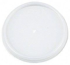 DART - Dart Lids for 12 oz Hot/Cold Foam Cups, Vented - White - Caliber Tooling