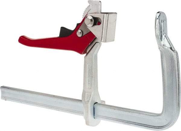 Bessey - 5-1/2" Deep Throat, 12" Max Capacity, Standard Sliding Arm Clamp - 1,200 Lb Clamping Pressure - Caliber Tooling