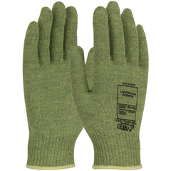 07-KA710/L Gloves W/ACP Technology - Kevlar ACP 10 Gauge Seamless Knit - M. Wgt - Green - Exact Industrial Supply