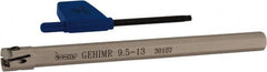 Iscar - GEHIM, Internal, Right Hand, 0.098" Max Depth of Cut, 0.031 to 0.075" Groove Width, Indexable Grooving Tool Holder - GEPI.. Insert Compatibility, 3/8" Shank Width, 5" OAL, Through Coolant - Caliber Tooling