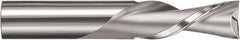 SGS - 10mm Cutting Diam x 31mm Length of Cut, 2 Flute, Downcut Spiral Router Bit - Uncoated, Right Hand Cut, Solid Carbide, 75mm OAL x 10mm Shank Diam, Square End - Caliber Tooling