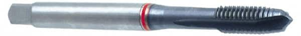 Guhring - 1-1/4 - 7 UNC, 4 Flute, TiN Finish, Powdered Metal Spiral Point Tap - Plug Chamfer, Right Hand Thread, 7.087" OAL, 1-21/32" Thread Length, 1.021" Shank Diam, 2B Class of Fit, Series 3992 - Exact Industrial Supply