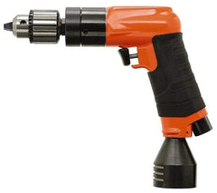 Dotco - 1/2" Keyed Chuck - Pistol Grip Handle, 3,200 RPM, 1.4 hp, 90 psi - Caliber Tooling