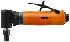 Dotco - 1/4" Collet, Angle Handle, Air Angle Die Grinder - 20,000 RPM, Rear Exhaust, 23 CFM, 0.4 hp, 90 psi, 1/4" Inlet - Caliber Tooling