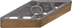 Iscar - VNMG332 TF Grade IC807 Carbide Turning Insert - TiAlN Finish, 35° Diamond, 3/8" Inscr Circle, 3/16" Thick, 1/32" Corner Radius - Caliber Tooling