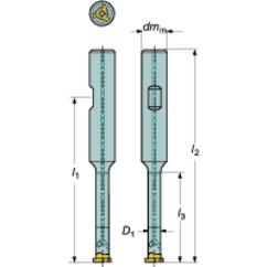 A327-13B30EC-06 Grooving Cutter - Caliber Tooling