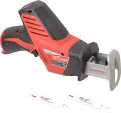 Milwaukee Tool - 12V, 0 to 3,000 SPM, Cordless Reciprocating Saw - 1/2" Stroke Length, 11" Saw Length, Lithium-Ion Batteries Not Included - Caliber Tooling