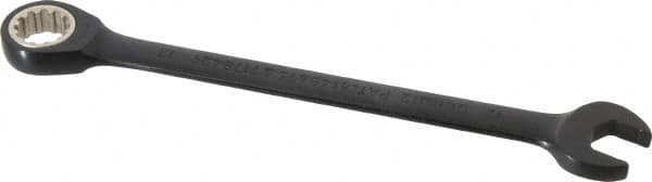 Proto - 12mm 12 Point Combination Wrench - 15° Head Angle, 6-3/4" OAL, Steel, Black Chrome Finish - Caliber Tooling