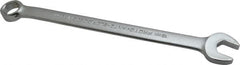 Proto - 18mm 6 Point Combination Wrench - 15° Offset Angle, 10-1/2" OAL, Steel, Satin Finish - Caliber Tooling