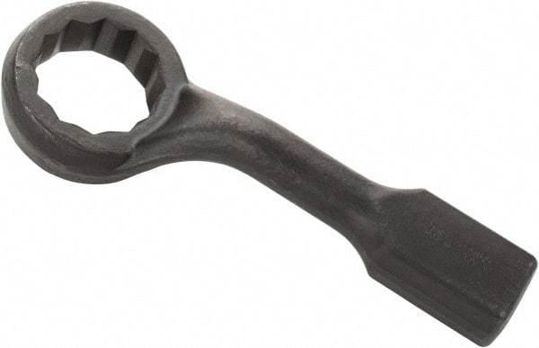 Proto - 3-7/8" 12 Point Striking Box Wrench - Single End, 6-1/4" Head Diam x 2-3/8" Head Thickness, 18" OAL, Steel, Black Finish, 60° Offset - Caliber Tooling