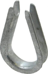 Value Collection - 3/16" Wire Rope Thimble Clip - Steel, Galvanized - Caliber Tooling