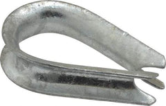 Value Collection - 3/8" Wire Rope Thimble Clip - Steel, Galvanized - Caliber Tooling