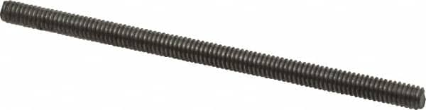 Value Collection - #8-32 3" OAL Fully Threaded Stud - Carbon Steel, Plain Finish - Caliber Tooling