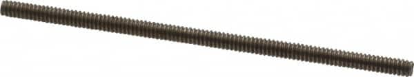 Value Collection - #4-40 2-1/2" OAL Fully Threaded Stud - Stainless Steel, Plain Finish - Caliber Tooling