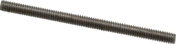 Value Collection - #8-32 2-1/2" OAL Fully Threaded Stud - Stainless Steel, Plain Finish - Caliber Tooling