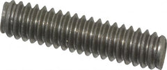 Value Collection - 1/4-20 1" OAL Fully Threaded Stud - Stainless Steel, Plain Finish - Caliber Tooling