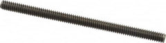 Value Collection - 1/4-20 4" OAL Fully Threaded Stud - Stainless Steel, Plain Finish - Caliber Tooling