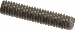 Value Collection - 5/16-18 1-1/2" OAL Fully Threaded Stud - Stainless Steel, Plain Finish - Caliber Tooling