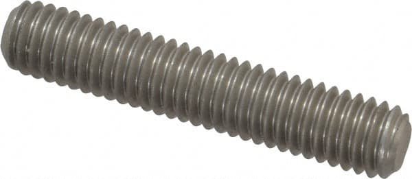 Value Collection - 3/8-16 2" OAL Fully Threaded Stud - Stainless Steel, Plain Finish - Caliber Tooling