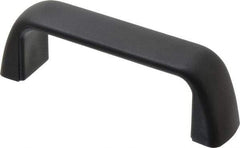 J.W. Winco - 105mm Center to Center, Black Matte Finish Plastic Pull Handle - 29mm Long, 37mm High - Caliber Tooling