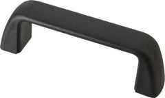 J.W. Winco - 110mm Center to Center, Black Matte Finish Plastic Pull Handle - 32mm Long, 40mm High - Caliber Tooling