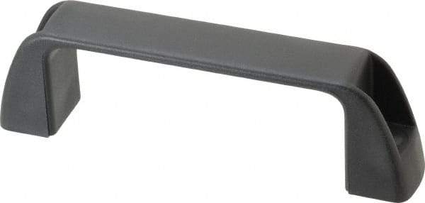 J.W. Winco - 5.2" Center to Center, Black Matte Finish Plastic Pull Handle - 1.46" Long, 1.77" High - Caliber Tooling