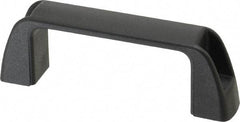 J.W. Winco - 95.5mm Center to Center, Black Matte Finish Plastic Pull Handle - 30mm Long, 36mm High - Caliber Tooling