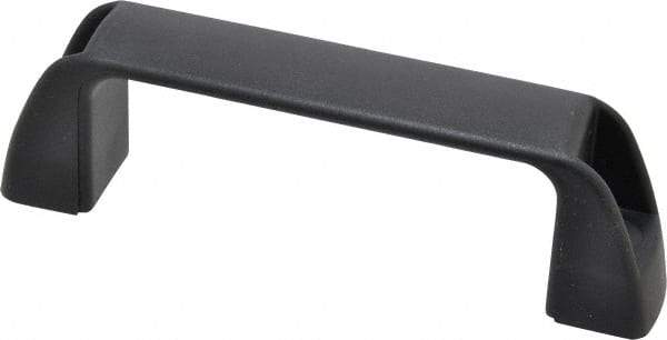 J.W. Winco - 117mm Center to Center, Black Matte Finish Plastic Pull Handle - 34mm Long, 41mm High - Caliber Tooling