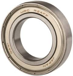 SKF - 1-1/2" Bore Diam, 2-5/8" OD, Double Shield Deep Groove Radial Ball Bearing - 9/16" Wide, 1 Row, Round Bore, 2,650 Lb Static Capacity, 3,780 Lb Dynamic Capacity - Caliber Tooling