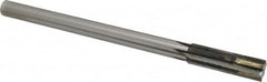 Made in USA - 0.5971 to 0.628" Diam, 9/16" Diam Shank, 2-1/4" Flute, Semi Finish Semi Ground Chucking Reamer - Caliber Tooling